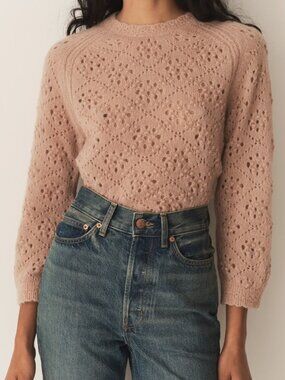 Doen Emiliana Sweater, "Clay" Color, Size Large